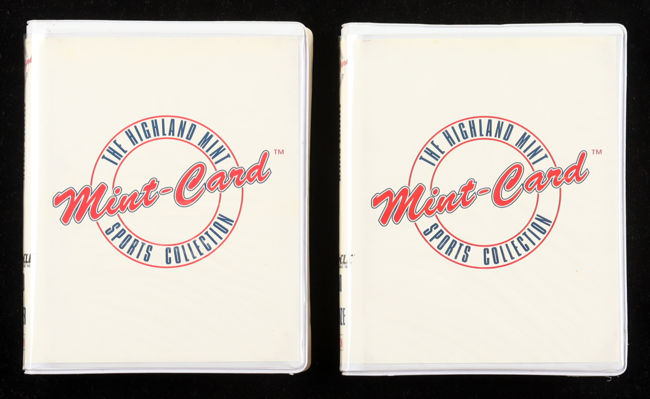 Emmitt Smith LE 1995 The Highland Mint '90 Score Set of (2) Silver & Bronze Mint-Cards at PristineAuction.com Emmitt Smith LE 1995 The Highland Mint '90 Score Set of (2) Silver & Bronze Mint-Cards at PristineAuction.com