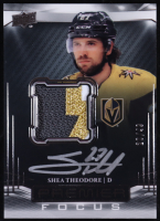 Shea Theodore 2022-23 Upper Deck Premier Focus Patch Autographs #PFAP-ST #28/49 at PristineAuction.com