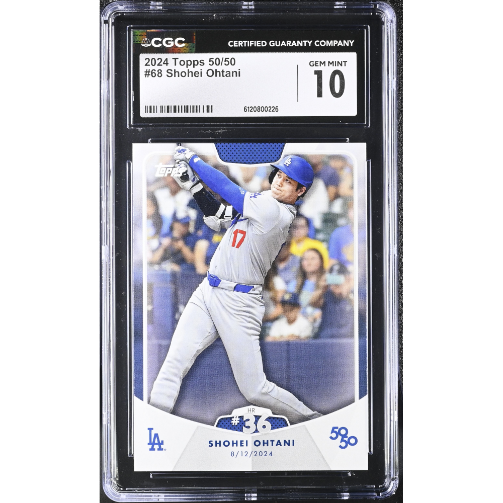 Shohei Ohtani 2024 Topps 50/50 #68 (CGC 10) at PristineAuction.com