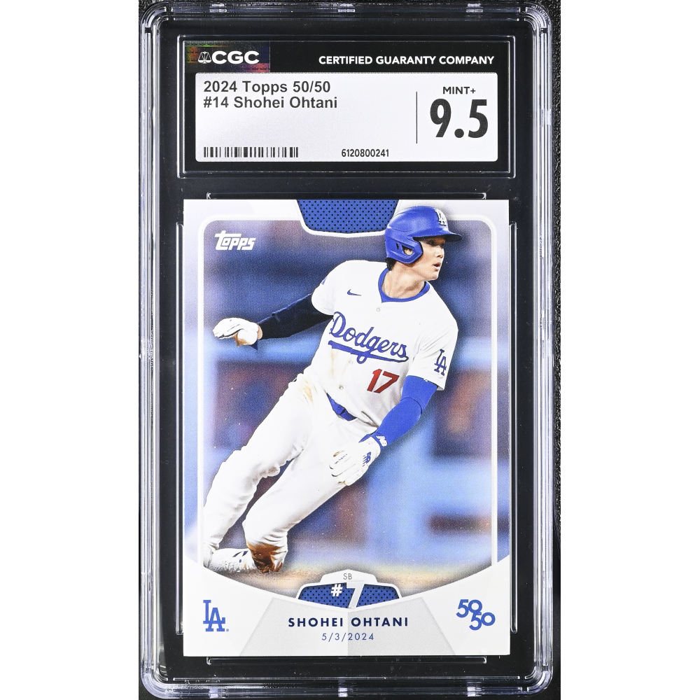 Shohei Ohtani 2024 Topps 50/50 #14 (CGC 9.5) at PristineAuction.com