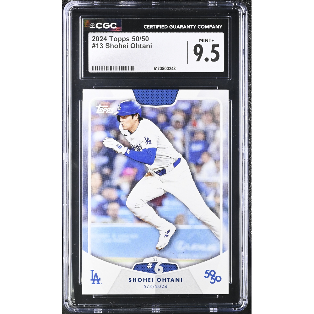 Shohei Ohtani 2024 Topps 50/50 #13 (CGC 9.5) at PristineAuction.com
