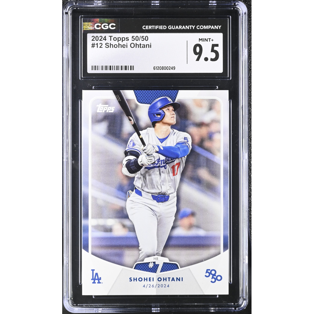 Shohei Ohtani 2024 Topps 50/50 #12 (CGC 9.5) at PristineAuction.com