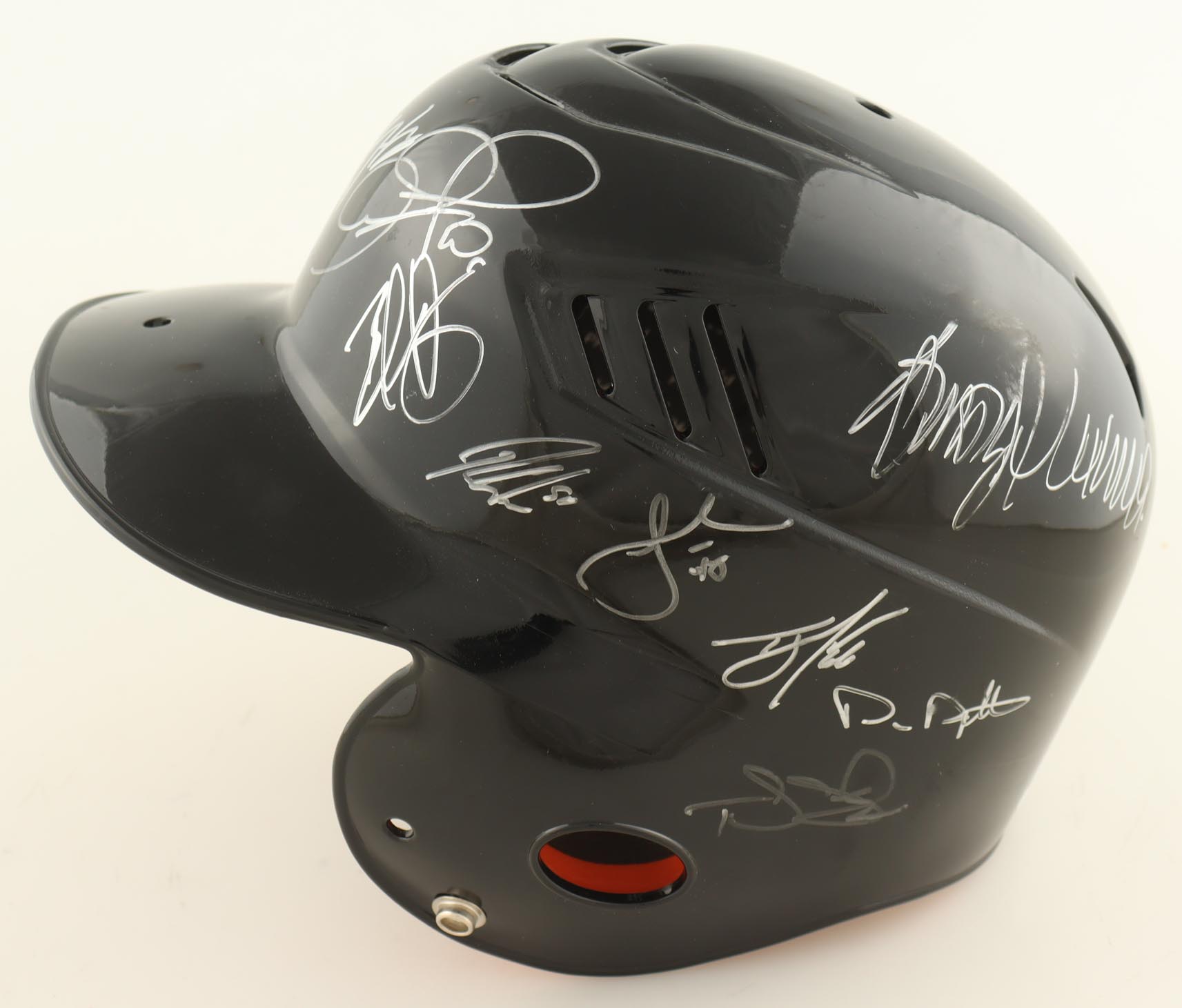 2015 Orioles | Full-Size Authentic Batting Helmet Team-Signed by (21) with Ryan Flaherty, Jonathan Schoop, JJ Hardy (JSA) at PristineAuction.com 2015 Orioles | Full-Size Authentic Batting Helmet Team-Signed by (21) with Ryan Flaherty, Jonathan Schoop, JJ Hardy (JSA) at PristineAuction.com