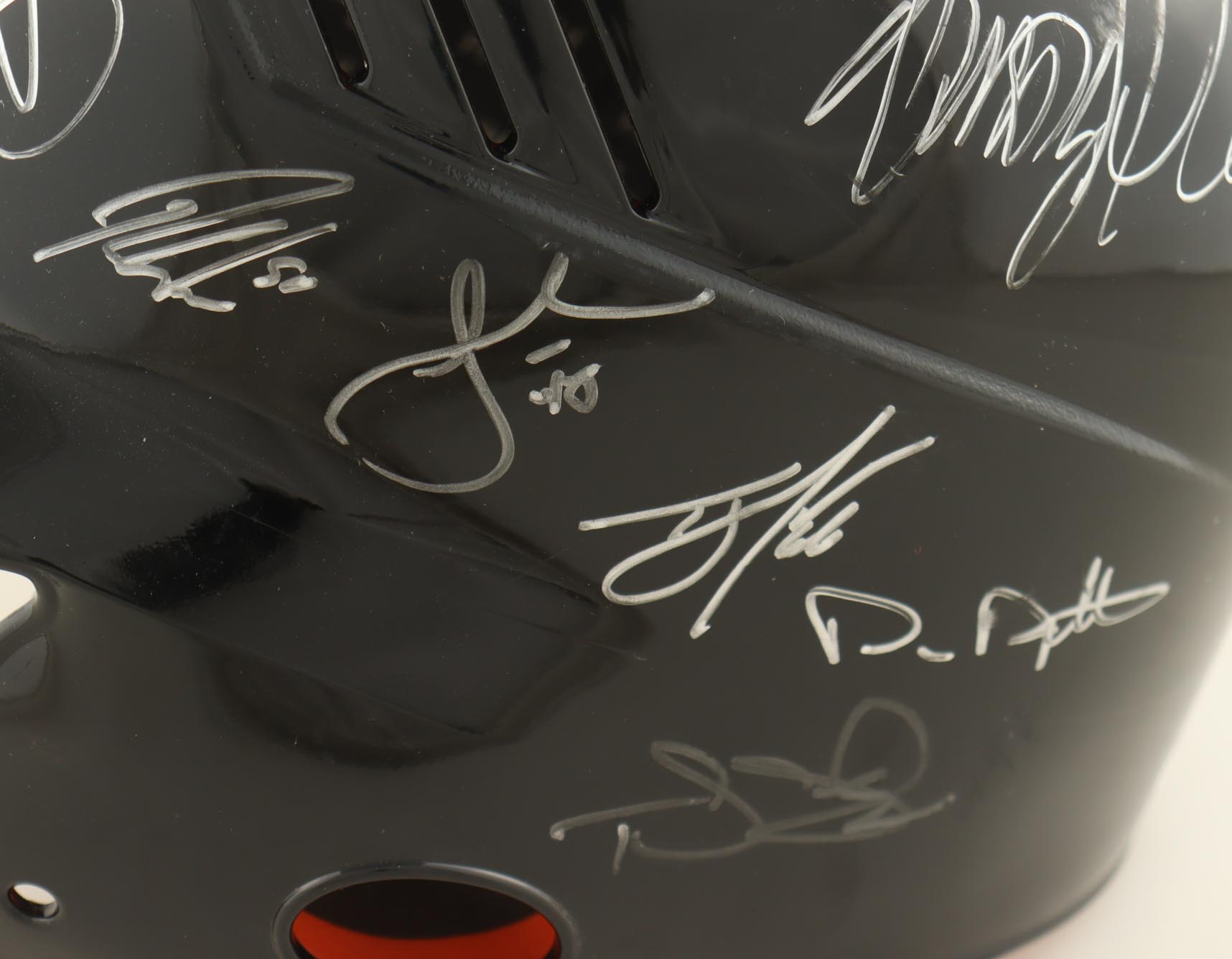 2015 Orioles | Full-Size Authentic Batting Helmet Team-Signed by (21) with Ryan Flaherty, Jonathan Schoop, JJ Hardy (JSA) at PristineAuction.com 2015 Orioles | Full-Size Authentic Batting Helmet Team-Signed by (21) with Ryan Flaherty, Jonathan Schoop, JJ Hardy (JSA) at PristineAuction.com