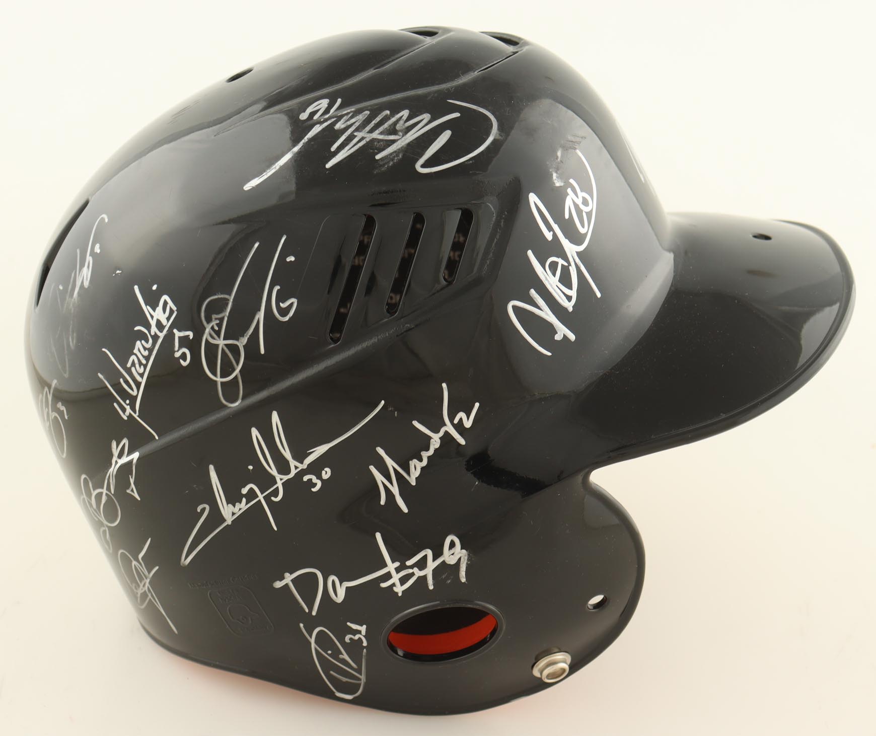 2015 Orioles | Full-Size Authentic Batting Helmet Team-Signed by (21) with Ryan Flaherty, Jonathan Schoop, JJ Hardy (JSA) at PristineAuction.com 2015 Orioles | Full-Size Authentic Batting Helmet Team-Signed by (21) with Ryan Flaherty, Jonathan Schoop, JJ Hardy (JSA) at PristineAuction.com
