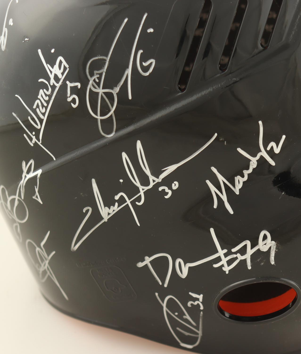 2015 Orioles | Full-Size Authentic Batting Helmet Team-Signed by (21) with Ryan Flaherty, Jonathan Schoop, JJ Hardy (JSA) at PristineAuction.com 2015 Orioles | Full-Size Authentic Batting Helmet Team-Signed by (21) with Ryan Flaherty, Jonathan Schoop, JJ Hardy (JSA) at PristineAuction.com