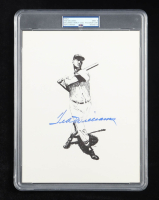 Ted Williams Signed 8.5x11 Art Print (PSA | Autograph Graded PSA 9) at PristineAuction.com