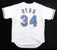 Nolan Ryan Signed Rangers Majestic Authentic Jersey (MLB) at PristineAuction.com