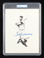Ted Williams Signed 8.5x11 Art Print (PSA | Autograph Graded PSA 9) at PristineAuction.com