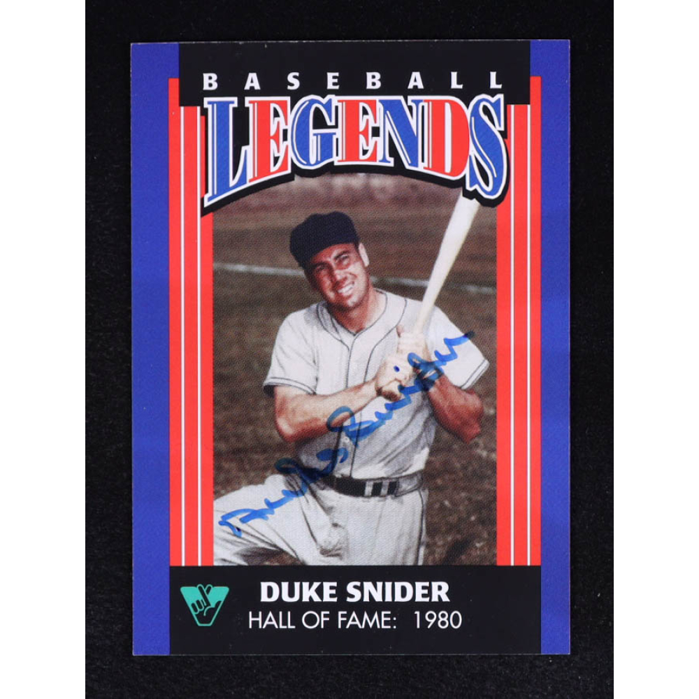 Duke Snider 1998 Virginia Lottery Baseball Legends Auto #NNO at PristineAuction.com