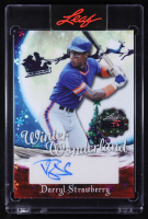 Darryl Strawberry 2025 Leaf Metal Holiday Winter Wonderland Autographs Snowflake Sleigh #WW-DS1 #1/1 at PristineAuction.com