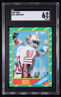 Jerry Rice 1986 Topps #161 RC (SGC 6) at PristineAuction.com