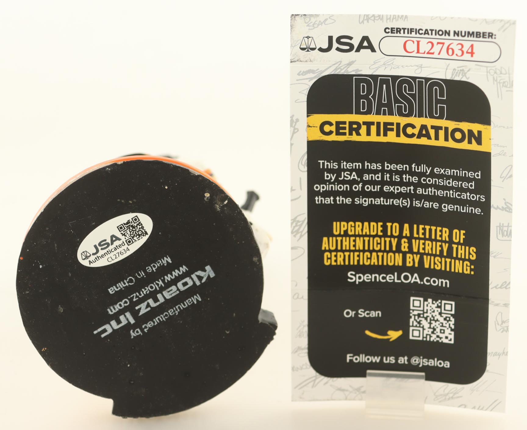 John Gibson Signed Ducks Bobblehead (JSA) at PristineAuction.com John Gibson Signed Ducks Bobblehead (JSA) at PristineAuction.com