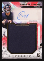 Caleb Williams 2024 Topps Inception Rookie Jumbo Relic Autographs Red #RJRACW #55/75 RC at PristineAuction.com