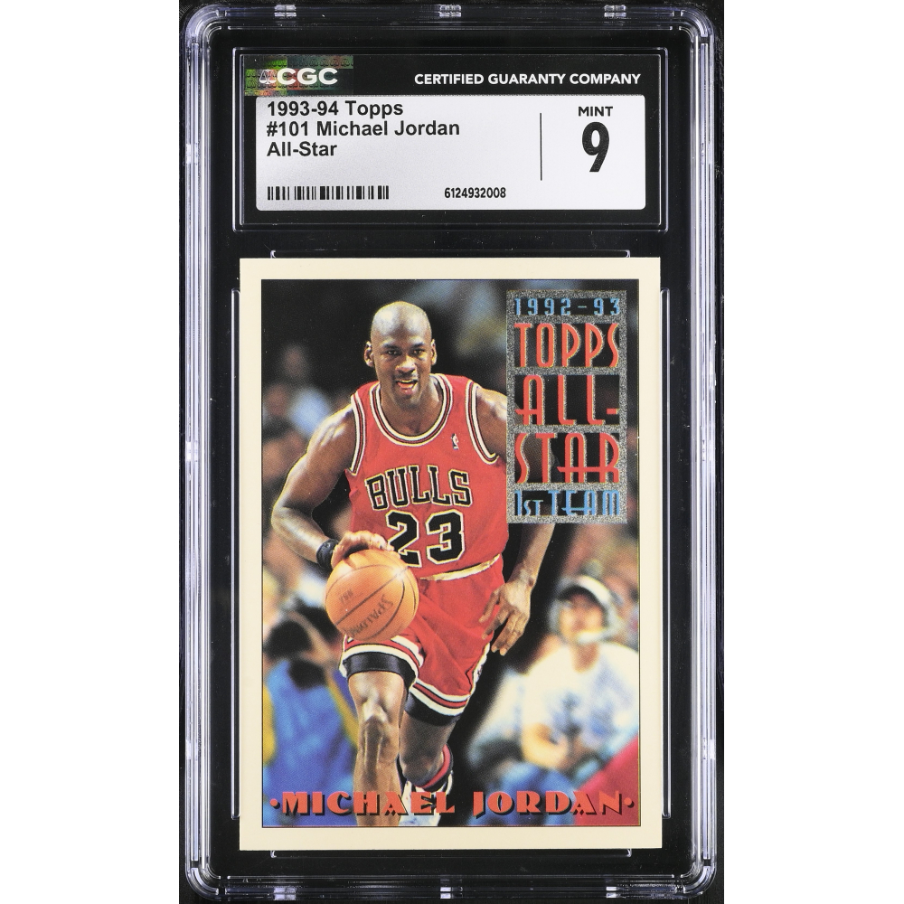 Michael Jordan 1993-94 Topps AS #101 (CGC 9) at PristineAuction.com