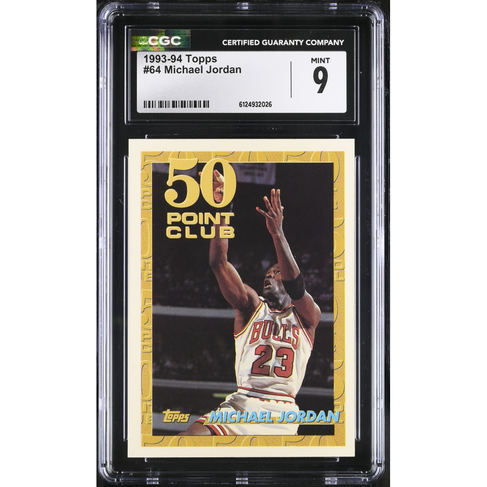 Michael Jordan 1993-94 Topps 50P #64 (CGC 9) at PristineAuction.com