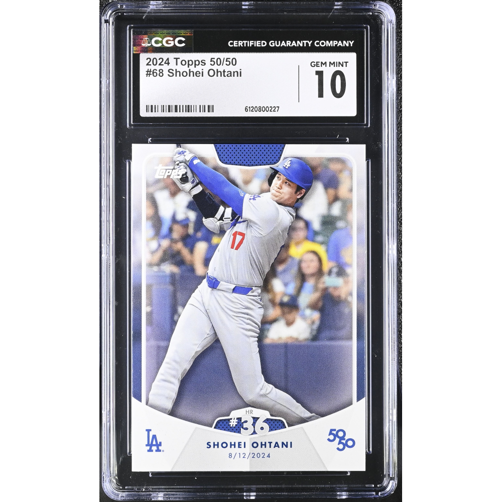 Shohei Ohtani 2024 Topps 50/50 #68 (CGC 10) at PristineAuction.com