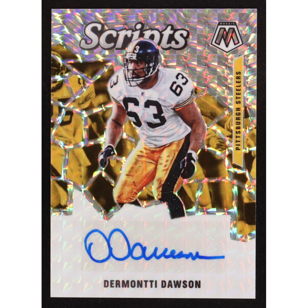 Dermontti Dawson 2020 Panini Mosaic Scripts #54 at PristineAuction.com