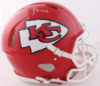 Xavier Worthy Signed Chiefs Full-Size Authentic On-Field Speedf Helmet (Fanatics) at PristineAuction.com