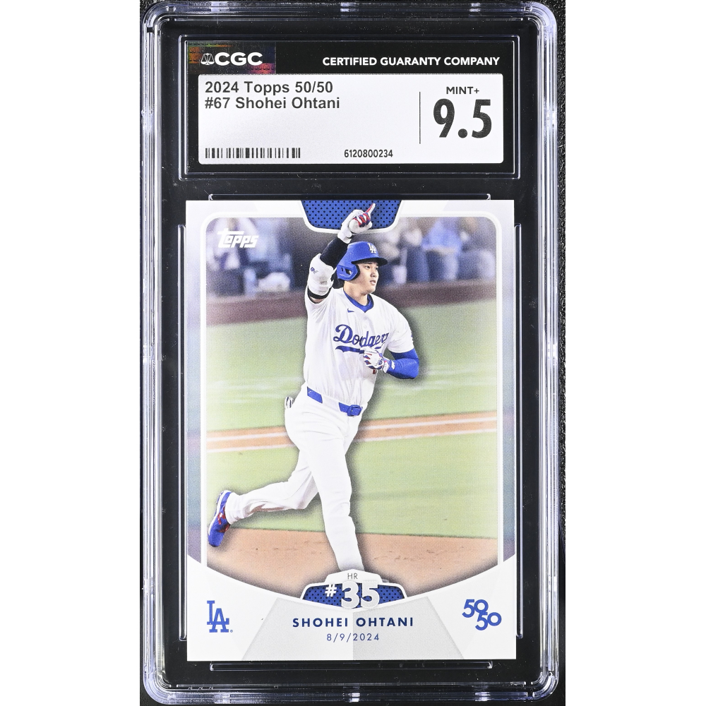 Shohei Ohtani 2024 Topps 50/50 #67 (CGC 9.5) at PristineAuction.com