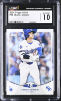 Shohei Ohtani 2024 Topps 50/50 #15 (CGC 10) at PristineAuction.com