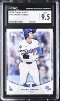 Shohei Ohtani 2024 Topps 50/50 #15 (CGC 9.5) at PristineAuction.com