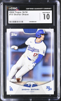 Shohei Ohtani 2024 Topps 50/50 #14 (CGC 10) at PristineAuction.com