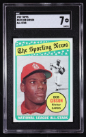 Bob Gibson 1969 Topps #432 AS (SGC 7) at PristineAuction.com