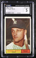 Roger Maris 1961 Topps #2 (CGC 5) at PristineAuction.com