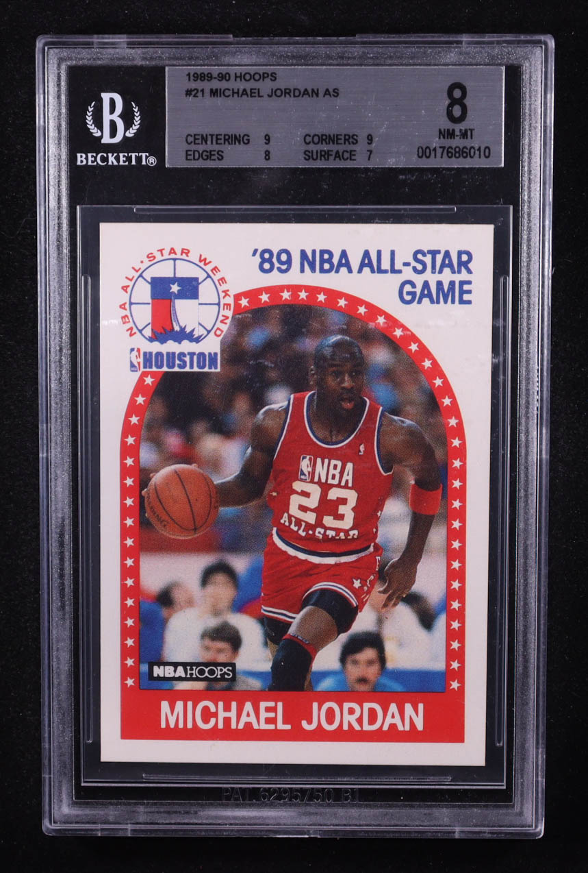Michael Jordan 1989-90 Hoops #21 AS (BGS 8) at PristineAuction.com Michael Jordan 1989-90 Hoops #21 AS (BGS 8) at PristineAuction.com