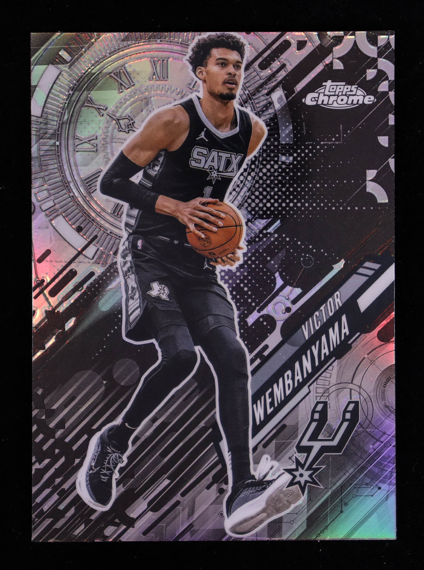 Victor Wembanyama 2025-26 Topps Chrome Go Time Refractors #GT11 at PristineAuction.com Victor Wembanyama 2025-26 Topps Chrome Go Time Refractors #GT11 at PristineAuction.com