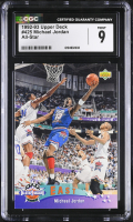 Michael Jordan 1992-93 Upper Deck AS #425 (CGC 9) at PristineAuction.com