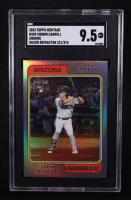 Corbin Carroll 2023 Topps Heritage Chrome Silver Refractors #209 #221/374 RC (SGC 9.5) at PristineAuction.com