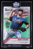 John Smoltz 2020 Topps Archives Signature Series / '16 Topps Bunt #146 #1/1 at PristineAuction.com