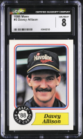 Davey Allison 1988 Maxx Charlotte #5 RC (CGC 8) at PristineAuction.com