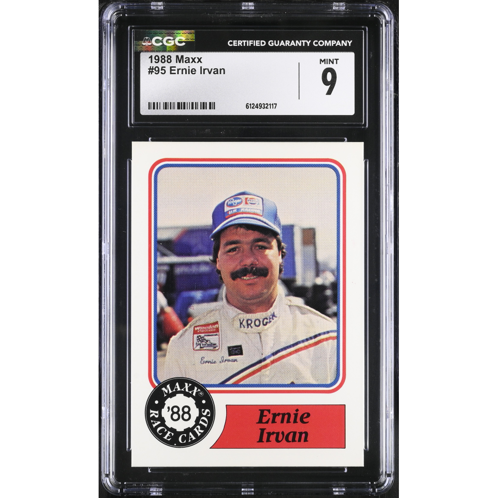 Ernie Irvan 1988 Maxx Charlotte #95 RC (CGC 9) at PristineAuction.com