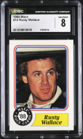 Rusty Wallace 1988 Maxx Charlotte #14 RC (CGC 8) at PristineAuction.com