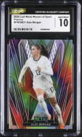 Alex Morgan 2024 Leaf Metal Women Of Sport Promos Silver Tie Die #PROMO1 (CGC 10) at PristineAuction.com