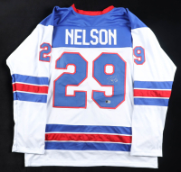 Brock Nelson Signed Jersey (Beckett) at PristineAuction.com