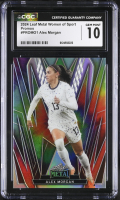 Alex Morgan 2024 Leaf Metal Women Of Sport Promos Silver Tie Die #PROMO1 (CGC 10) at PristineAuction.com