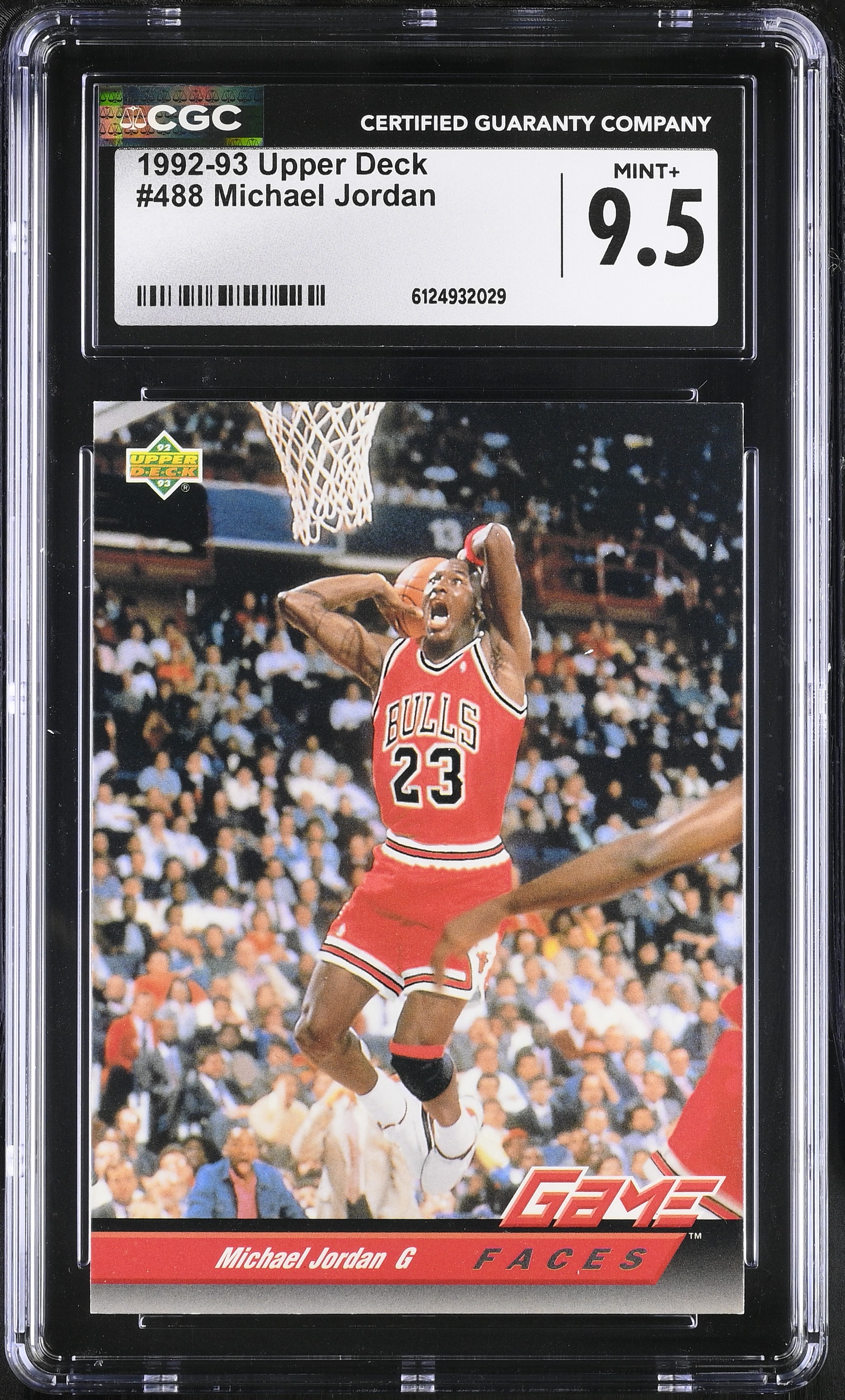 Michael Jordan 1992-93 Upper Deck GF #488 (CGC 9.5) at PristineAuction.com Michael Jordan 1992-93 Upper Deck GF #488 (CGC 9.5) at PristineAuction.com