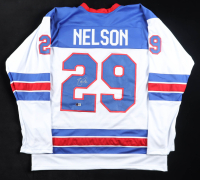 Brock Nelson Signed Jersey (Beckett) at PristineAuction.com