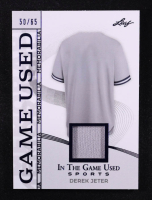 Derek Jeter 2025 Leaf ITG Used Sports Game Used Memorabilia Blue #GM11 #50/65 at PristineAuction.com
