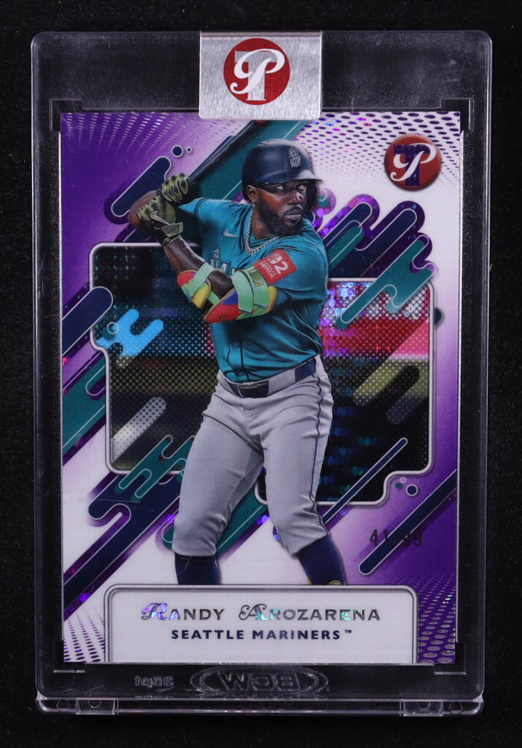 Randy Arozarena 2025 Topps Pristine Purple Refractors #239 #41/99 at PristineAuction.com Randy Arozarena 2025 Topps Pristine Purple Refractors #239 #41/99 at PristineAuction.com