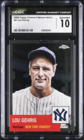 Lou Gehrig 2022 Topps Chrome Platinum Anniversary #4 (CGC 10) at PristineAuction.com