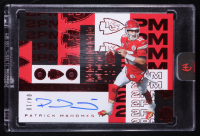 Patrick Mahomes II 2025 Panini Authentically Mahomes 2 PM Gem Signatures Red #2 #04/10 at PristineAuction.com