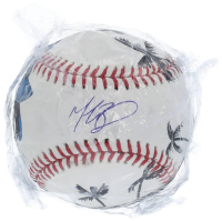 Mookie Betts Signed LE OML Baseball Custom Painted By Davide Salvadori (Fanatics & MLB) at PristineAuction.com