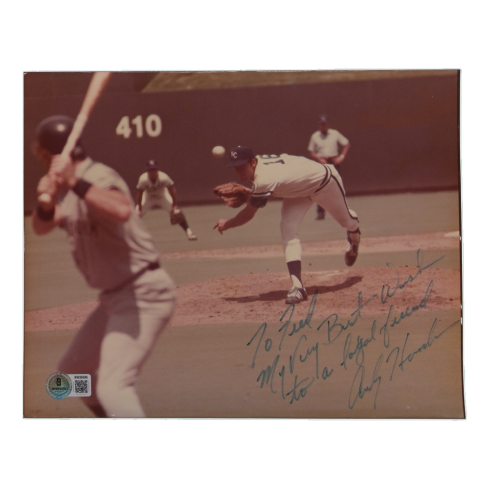 Andy Hassler Signed Royals 8x10 Photo Inscribed "My Very Best Wishes to a Loyal Friend" (Beckett) at PristineAuction.com