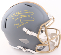 Johnny Manziel Signed Browns Full-Size Slate Alternate Speed Helmet Inscribed "F*** Cleveland" (Beckett) at PristineAuction.com