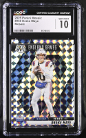 Drake Maye 2025 Panini Mosaic Mosaic #258 IG (CGC 10) at PristineAuction.com